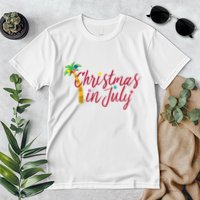 Christmas In July Palm Tree Premium T-Shirt