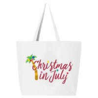 Christmas In July Palm Tree 25L Jumbo Tote