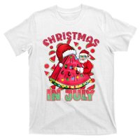 Christmas In July Watermelon Xmas Tree Summer Men Women Kids T-Shirt