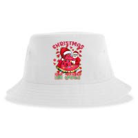 Christmas In July Watermelon Xmas Tree Summer Men Women Kids Sustainable Bucket Hat