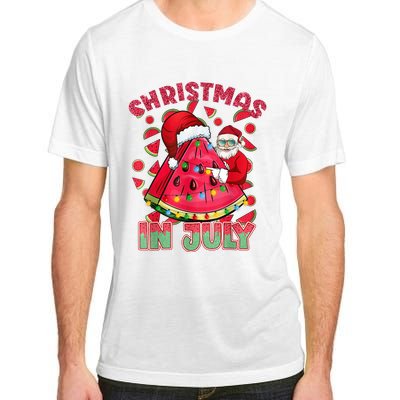 Christmas In July Watermelon Xmas Tree Summer Men Women Kids Adult ChromaSoft Performance T-Shirt