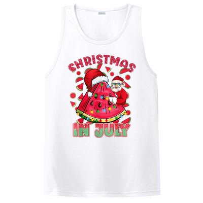 Christmas In July Watermelon Xmas Tree Summer Men Women Kids PosiCharge Competitor Tank