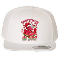 Christmas In July Watermelon Xmas Tree Summer Men Women Kids Wool Snapback Cap