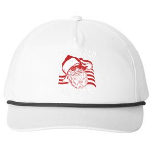 Christmas In July Santa Ho Ho Hold My Beer Snapback Five-Panel Rope Hat