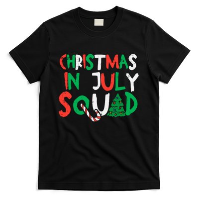 Christmas In July Squad Funny Summer Xmas T-Shirt