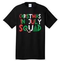 Christmas In July Squad Funny Summer Xmas Tall T-Shirt