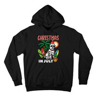 Christmas In July Dog Lover Beach Xmas Summer Hoodie