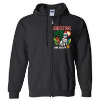 Christmas In July Dog Lover Beach Xmas Summer Full Zip Hoodie