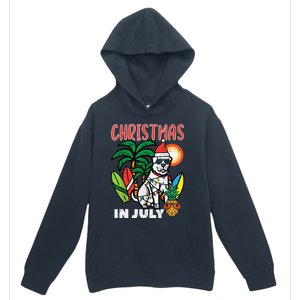 Christmas In July Dog Lover Beach Xmas Summer Urban Pullover Hoodie