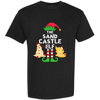 Christmas In July Sandcastle Elf Summer Beach Vacation Party Garment-Dyed Heavyweight T-Shirt