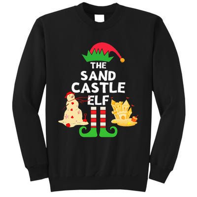 Christmas In July Sandcastle Elf Summer Beach Vacation Party Sweatshirt