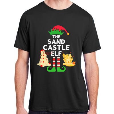 Christmas In July Sandcastle Elf Summer Beach Vacation Party Adult ChromaSoft Performance T-Shirt