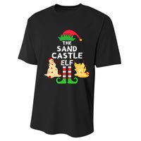 Christmas In July Sandcastle Elf Summer Beach Vacation Party Performance Sprint T-Shirt