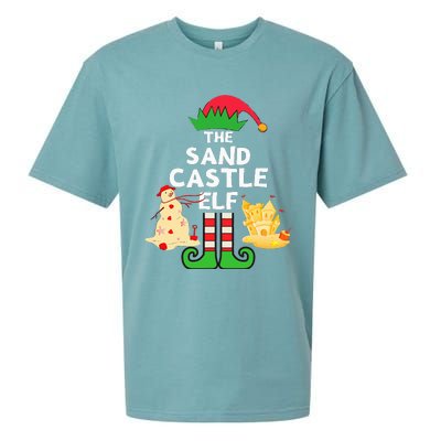 Christmas In July Sandcastle Elf Summer Beach Vacation Party Sueded Cloud Jersey T-Shirt