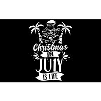 Christmas In July Is Life Summer Humor Santa Sarcastic Bumper Sticker