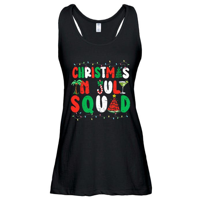 Christmas In July Squad Funny Summer Xmas Ladies Essential Flowy Tank