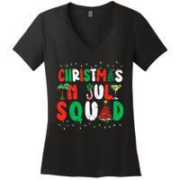 Christmas In July Squad Funny Summer Xmas Women's V-Neck T-Shirt