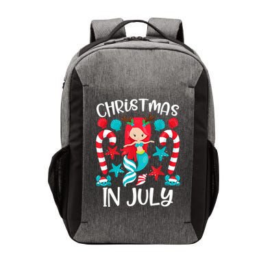 Christmas In July Cute Mermaid Summer Vector Backpack