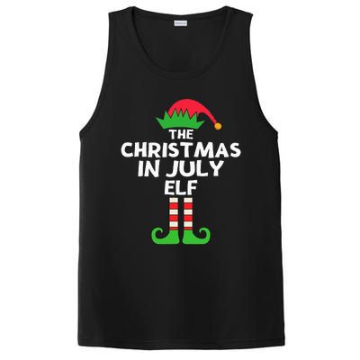 Christmas In July Elf Summer Beach Vacation Party Pajama PosiCharge Competitor Tank