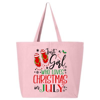 Christmas in July Just A Girl Who Loves Christmas In July 25L Jumbo Tote