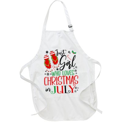 Christmas in July Just A Girl Who Loves Christmas In July Apron