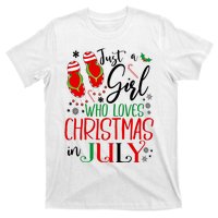 Christmas in July Just A Girl Who Loves Christmas In July T-Shirt