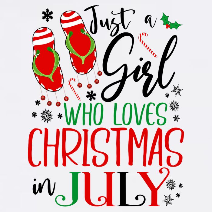 Christmas in July Just A Girl Who Loves Christmas In July Bucket Hat