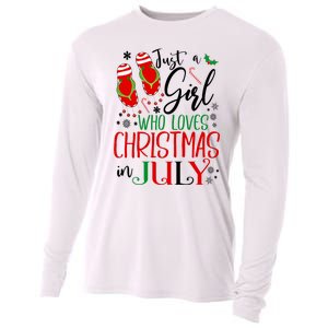 Christmas in July Just A Girl Who Loves Christmas In July Cooling Performance Long Sleeve Crew