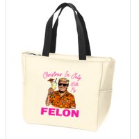 Christmas In July With My Felon Trump 2024 Summer Vacation Zip Tote Bag