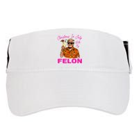 Christmas In July With My Felon Trump 2024 Summer Vacation Adult Drive Performance Visor