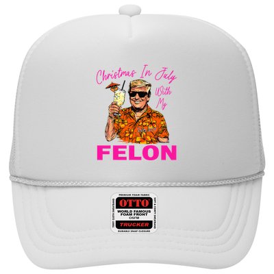 Christmas In July With My Felon Trump 2024 Summer Vacation Hat
