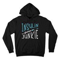 Cool Insulin Junkie Funny Diabetes Awareness Gift Hoodie