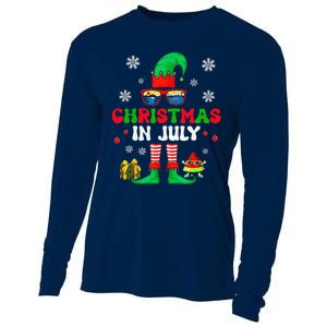 Christmas In July Elf Summer Beach Family Matching Squad Cooling Performance Long Sleeve Crew