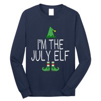 Christmas In July Matching Family Funny I'm The July Elf Long Sleeve Shirt