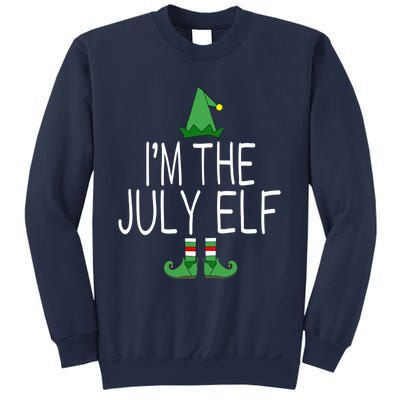 Christmas In July Matching Family Funny I'm The July Elf Sweatshirt