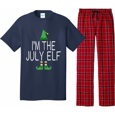 Christmas In July Matching Family Funny I'm The July Elf Pajama Set