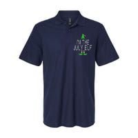 Christmas In July Matching Family Funny I'm The July Elf Softstyle Adult Sport Polo