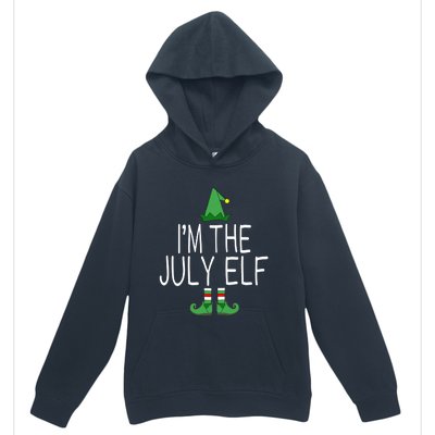 Christmas In July Matching Family Funny I'm The July Elf Urban Pullover Hoodie