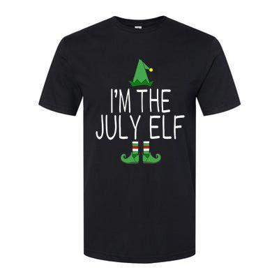 Christmas In July Matching Family Funny I'm The July Elf Softstyle CVC T-Shirt