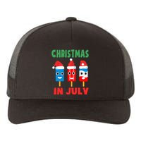 Christmas In July Ice Pops In Santa Hat Yupoong Adult 5-Panel Trucker Hat