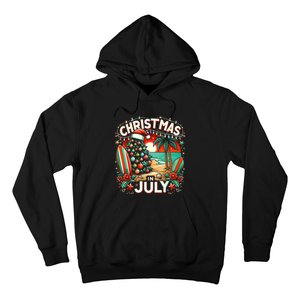 Christmas In July Summer Beach Vacation Xmas Hoodie