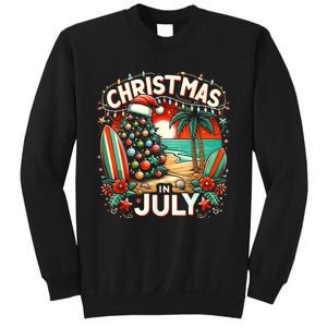 Christmas In July Summer Beach Vacation Xmas Sweatshirt