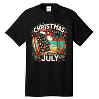 Christmas In July Summer Beach Vacation Xmas Tall T-Shirt