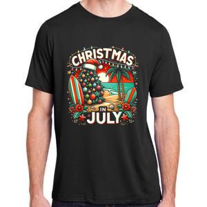 Christmas In July Summer Beach Vacation Xmas Adult ChromaSoft Performance T-Shirt