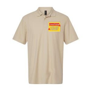 Caution I Just Got My LearnerS Permit Softstyle Adult Sport Polo