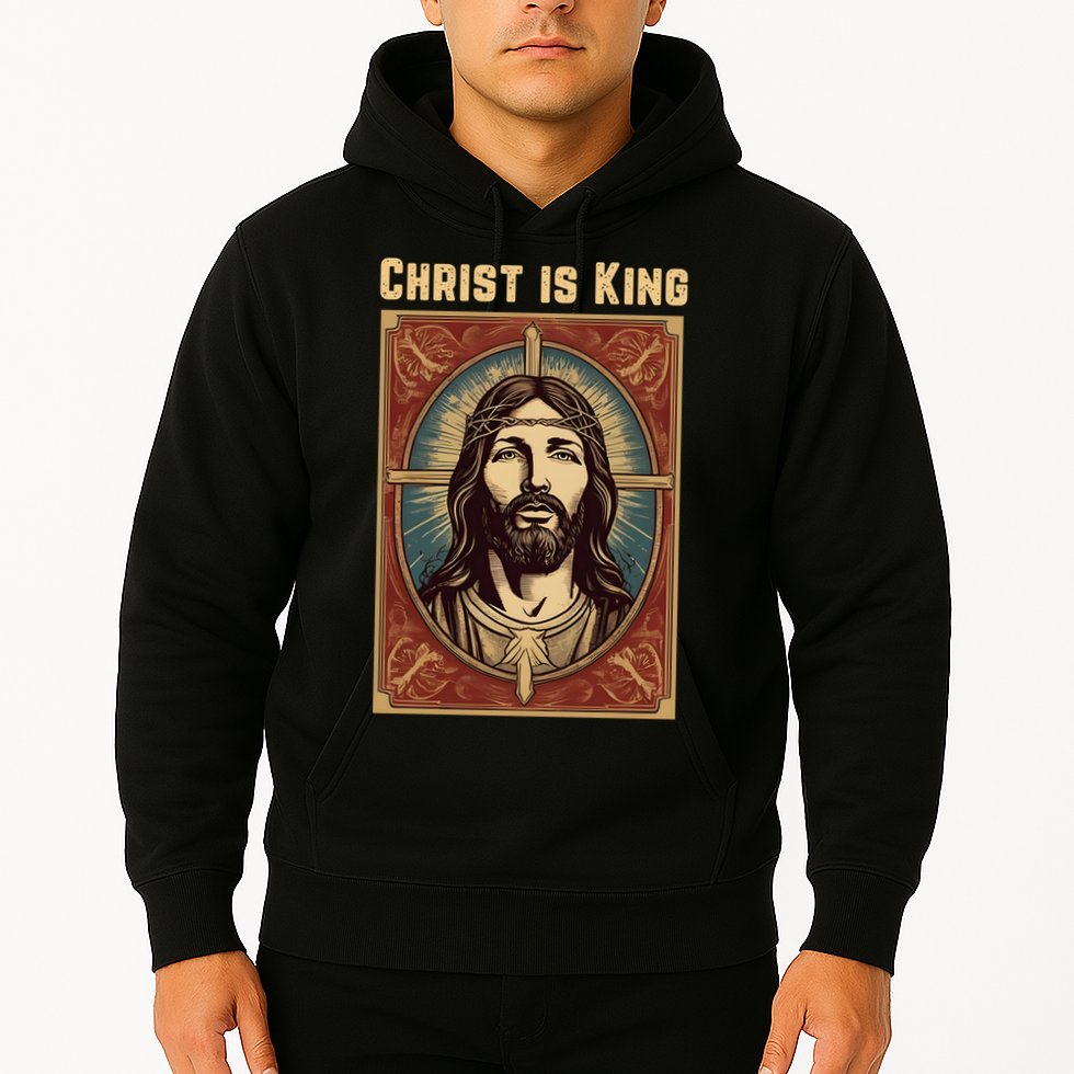Christ is King Christian Easter Hoodie