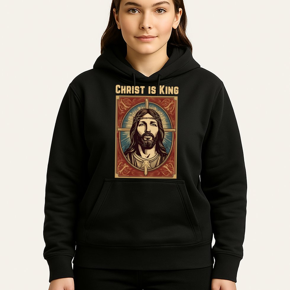 Christ is King Christian Easter Hoodie