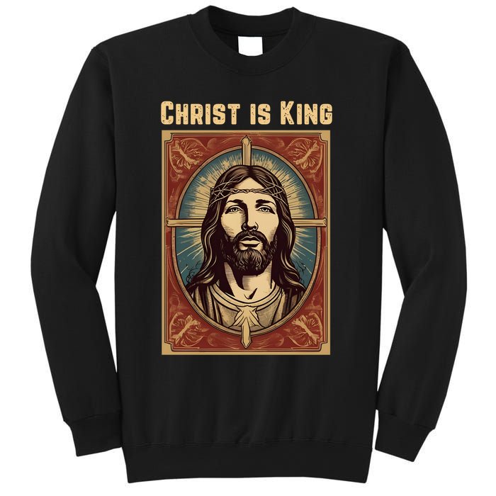 Christ is King Christian Easter Sweatshirt