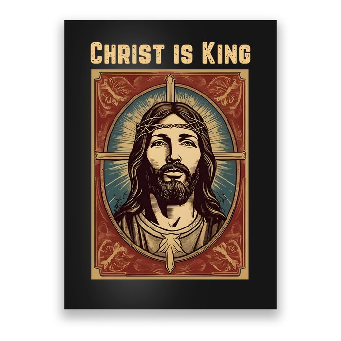 Christ is King Christian Easter Poster