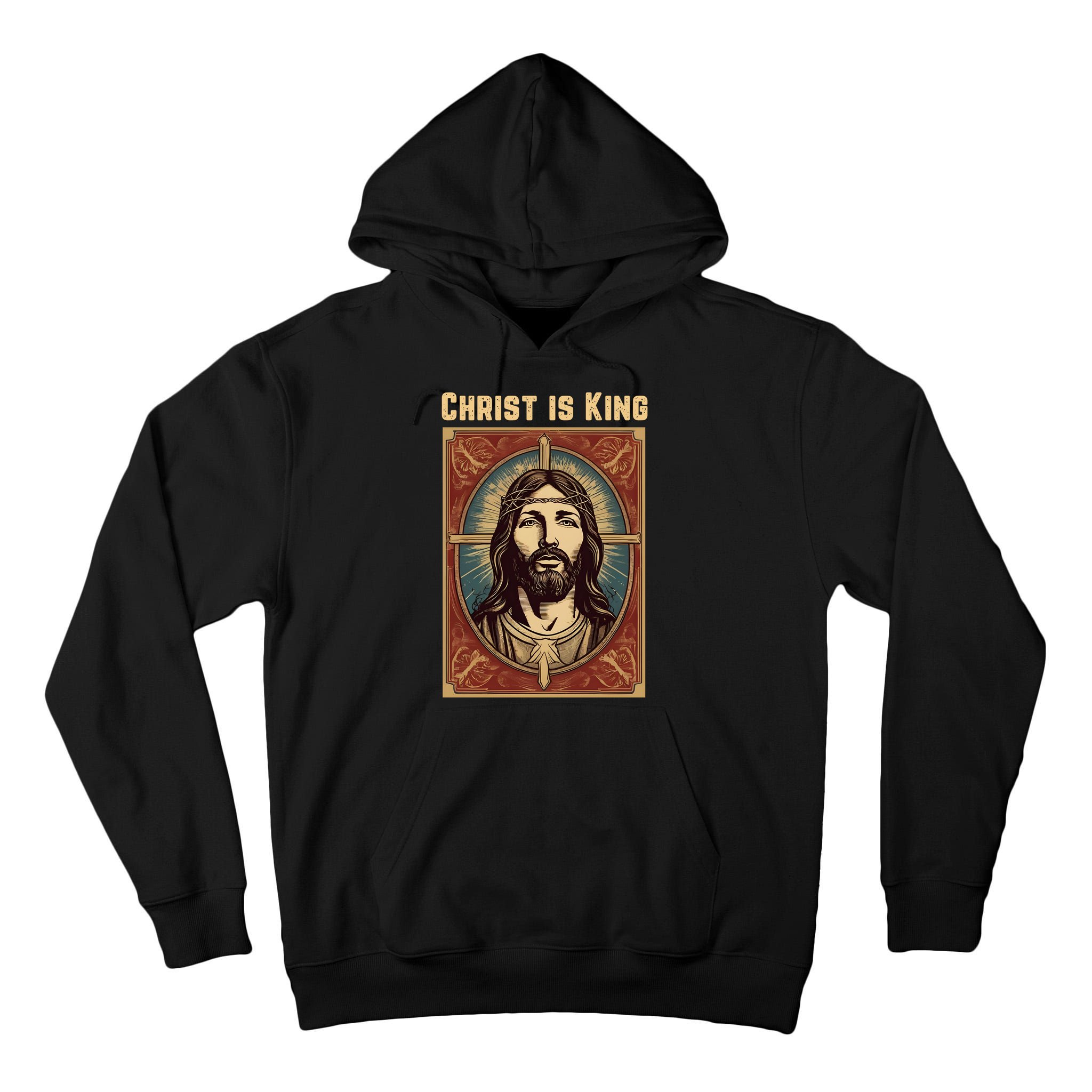 Christ is King Christian Easter Tall Hoodie